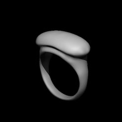 Render01.jpg STL file Ring - Simple "Dicki" Ring・3D printer model to download