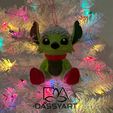 Christmas-Snowman-Stitch.png Ponto de Natal - Stitch Grinch
