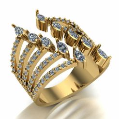CRing00014.jpg STL file Ring 014・Design to download and 3D print