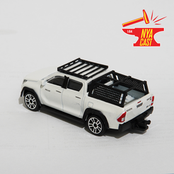 1212.png Toyota Hilux Roof Bed Rack 1:64 Scale Diorama DIecast