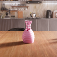 untitled6.png 3D Modern Wireframe Vase STL File - 056