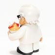 0009.jpg White Colonel Sanders The Chicken Father KFC toy