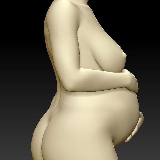 Pregnant mother 3D model