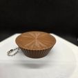 481338405_10162632721909548_5873230610155238121_n.jpg Peanut Butter Cup Clicker Fidget and Solid Keychain