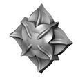 4 Leaf Cruciform Corola Rosette Flower-0000.JPG 4 Leaf Cruciform Corola Flower Rosette 3D print mode