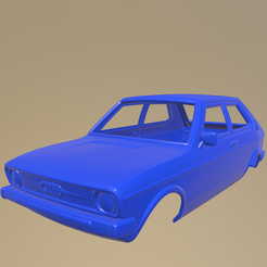 b12_013.png STL-Datei Audi 50 1974 PRINTABLE AUTOKAROSSERIE・Modell zum Herunterladen und 3D-Drucken