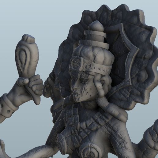 5.jpg Download STL file Indian Hindu statue of Ganesha - Flames Of War Bolt Action Oriental Age Of Sigmar Medieval Warhammer • 3D print template, Hartolia-miniatures