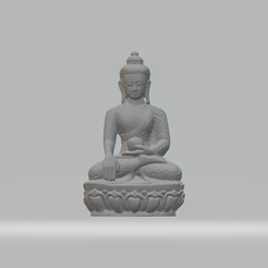 1.png Buddha Statue 3D print model