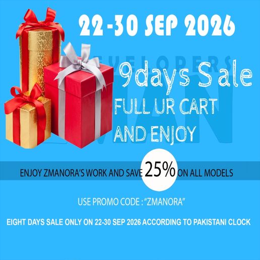 25% OFF SALE STARTED 3D model