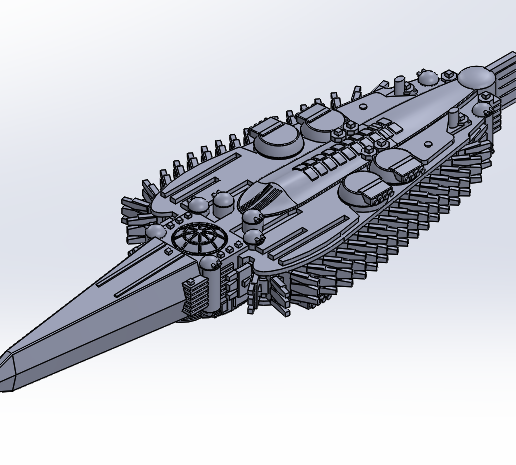 🪶 Standard Battleship (1:5000) of the Ades Federation in