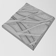 wf0.jpg Abstract mesh relief decor panel N01 3D print model