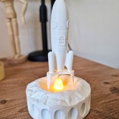 Faites péter les plombs ! La fusée électrique à bougie chauffe-plat