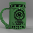 IrishMugHolder-v5.png Saint Patrick's day can holder- Irish can Mug