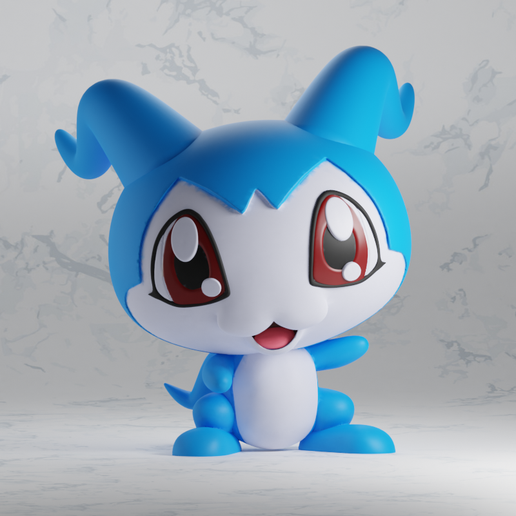 chibimon0.png Chibimon Demiveemon Digimon Adventure 02 Figure Keychain Decor