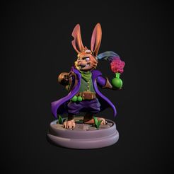 9BE28428-3988-42B0-AC6B-F8C56B06534C.jpeg Datei 3D VERRÜCKTER HASE 3D SKULPTUR・Design für 3D-Drucker zum herunterladen
