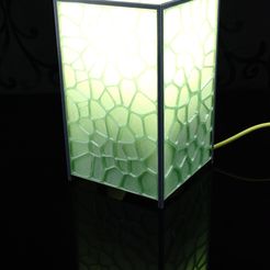 Voronoi-Lamp-1.jpg Archivo 3MF gratis Lámpara Voronoi・Plan de la impresora 3D para descargar, PrincessChris