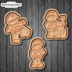 poster 1.jpg 3D-Datei Bob the Builder cookie cutter set of 6・3D-Druckvorlage zum Herunterladen