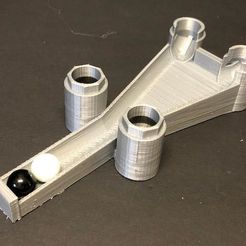 50_by_100_finish_trough_only.jpeg Free STL file Marble Run Compatible Base/Finish Trough・3D printing template to download