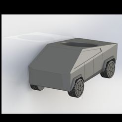 Auto.jpg Futuristic Car Vase Car Planter Cyber Truck