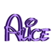 Alice B.stl Bright first name "Alice