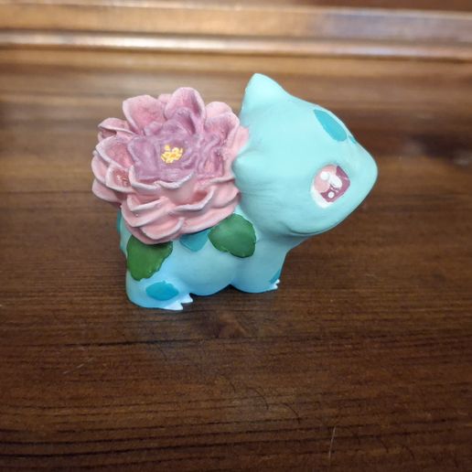 🌹 Rosa Bulbasaur・Impresión 3D con la impresora 3D Ender-3 v2・Cults