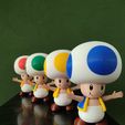 Toad from Mario games - Multi-color