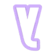 y_Low_case.stl heinrich - alphabet font - cookie cutter