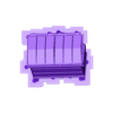 bin support.stl trash container for diorama