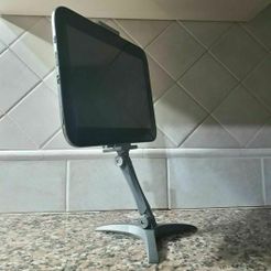 260966352_4569371409797574_7682629283954401689_n.jpg STL file Tablet stand/Tripod・3D print object to download