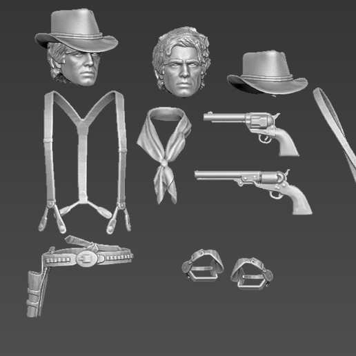😵 arthur morgan kit 1/12 red dead redemption 2・ OBJ File for 3D ...