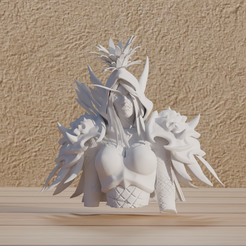 0001.png Fichier 3D Fichier : Figurines World of Warcraft - Sylvananas au format numérique・Idée pour impression 3D à télécharger