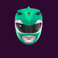 1.png New Sculpt Mighty Morphin Power Rangers Green Ranger Helmet 3D File
