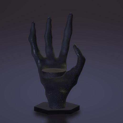 👽 Creepy Alien hand・ STL File for 3D printing・Cults