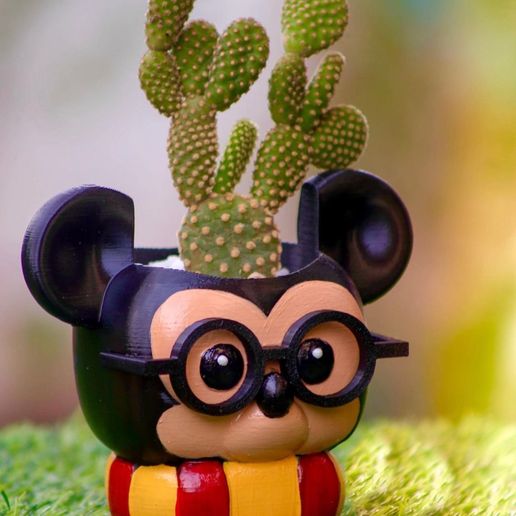 Mickey Mouse Type Harry flower pot or pencil holder NOT SUPPORTING STL  File for Cults