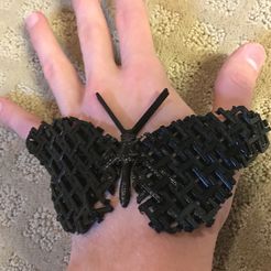 IMG_1569.JPG Download free STL file Articulated Chain Mail Butterfly (Remix) • Model to 3D print, tylerebowers