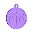Libra.stl STL file PACK 12 KEY RINGS OF "ZODIAC SIGNS 2" / KEY CHAIN・3D printing design to download