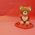 TeddyHeart-3.jpg Crochet Teddy bear with heart
