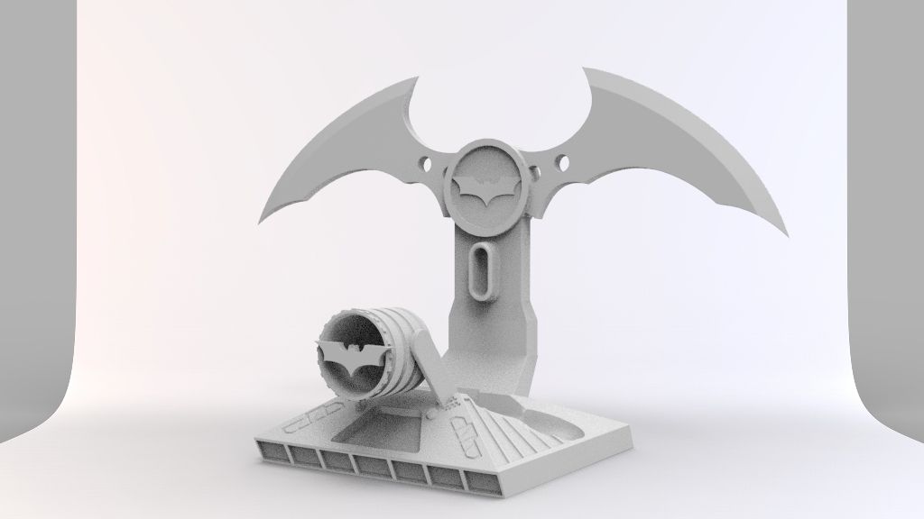 untitled.39.jpg Descargar archivo STL PS4 JOYSTICK STAND BATMAN • Objeto para impresora 3D, jssgrgrrln