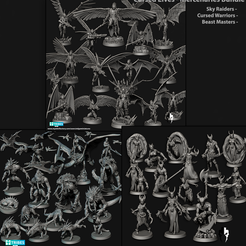 CursedElves_MercenariesBundle.png Guerriers maudits - Offre groupée Mercenaires