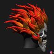 07.jpg Ghost Rider mask -Agents of SHIELD - Marvel comics 3D print model