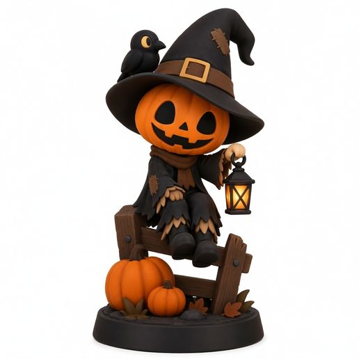 Halloween Art Toy Figure – Decorative Collectible Fantasy Creature