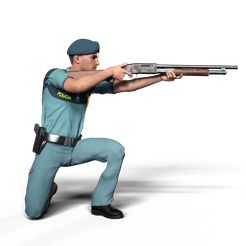 guardia-civil-3.png STL file GUARDIA CIVIL MAN POLICE 3・3D print object to download