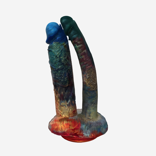 Doppeldildo dnn und dick STL Datei fr 3D-DruckCults
