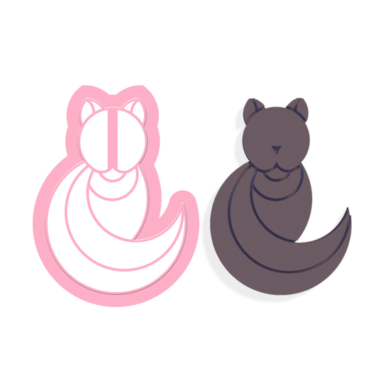 polymer clay cutter cat 5 size 3D model