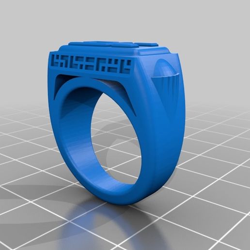 Chevaliere Initial AL 3D model