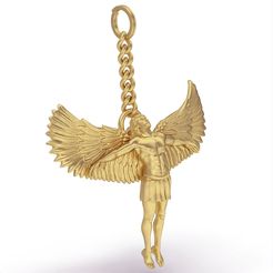 keyshot-jewelry-scene-setup-set-3.10567.jpg STL file angel key holder・3D printable model to download
