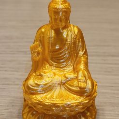 Tathagata Buddha Statue 3d Skulptur