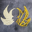 Golubica-4.png Dove In A Hand Cookie Cutter