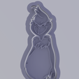 Grinch-full-Body-Cults3d.png The Grinch (Full Body) Cookie Cutter and Stamp - Whimsically Wicked Treats!