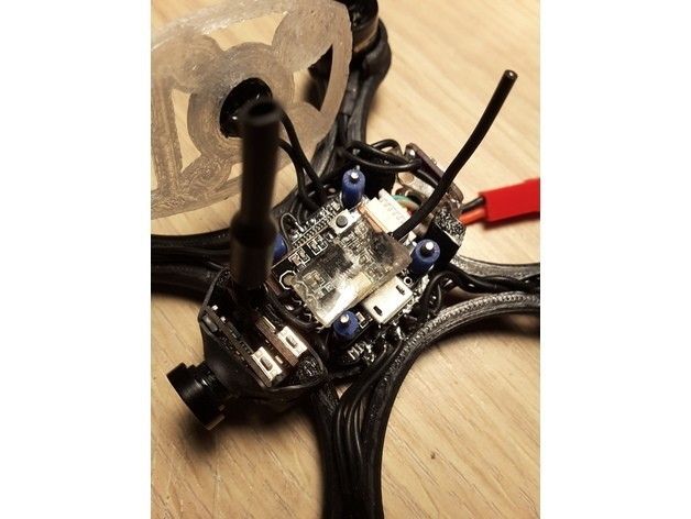 f92254aa0899e2c4dcf2361cfccd0b99_preview_featured.jpg Free STL file Mini Quad Racer 100mm Brushless GemFan 0806 6200kv 2S・Design to download and 3D print, Microdure